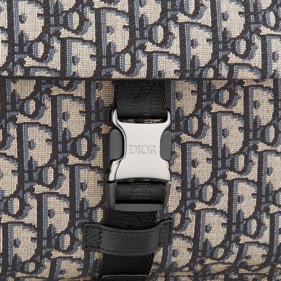 Dior Explorer Backpack Beige & Black Dior Oblique Jacquard C - Picture 12 of 12